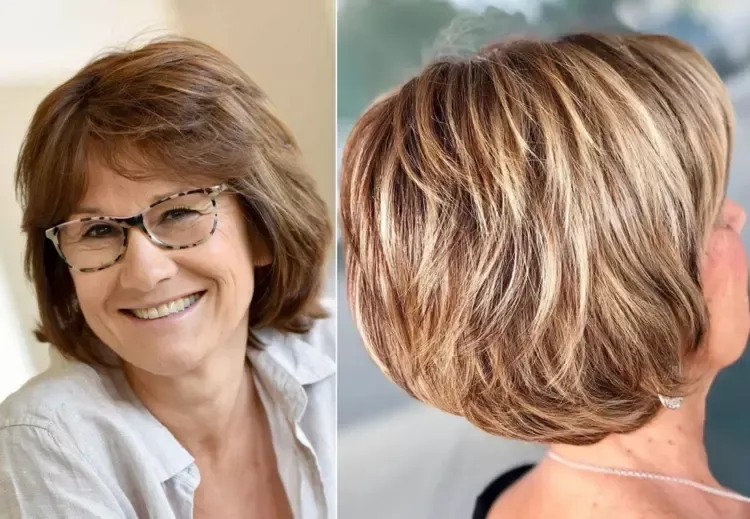 peppige frisuren für frauen ab 60