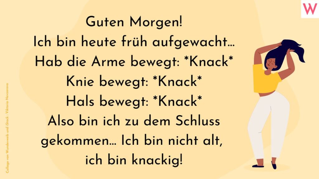 witzig frech guten morgen lustig